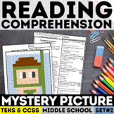 Reading Comprehension Mystery Picture | Summer Color By Nu