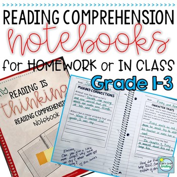 Preview of Reading Comprehension Notebook ~ Reading is THINKING Reading Response Sheets