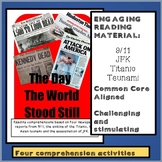 Reading Comprehension Package:  September 11th, JFK, Asian