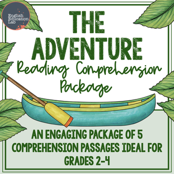 Preview of Elementary Reading Comprehension Package: "The Adventure"