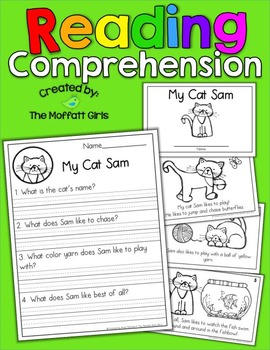Reading Comprehension Packet! by The Moffatt Girls | TpT