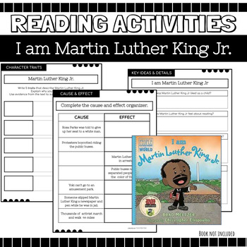 Preview of Reading Comprehension Packet: Martin Luther King Jr {MLK Day Civil Rights}