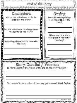 Reading Comprehension Packet with 5th Grade "I Can" statements | TpT