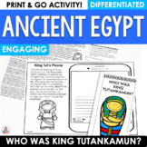 Reading Comprehension Passage and Questions - Ancient Egyp