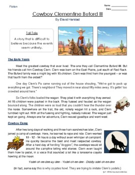 Preview of Reading Comprehension Passage with Questions (4th, 5th, 6th Grade)