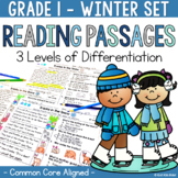 Differentiated Reading Comprehension Passages 1st Grade Winter