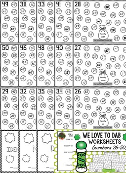 Number Identification Worksheets by Isla Hearts Teaching | TpT