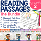 Differentiated Reading Comprehension Passages 2nd Grade BUNDLE