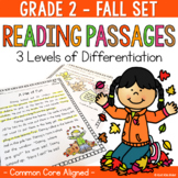 Differentiated Reading Comprehension Passages 2nd Grade Fall