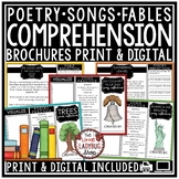 Digital Songs, Fables, Poetry Reading Comprehension Passag