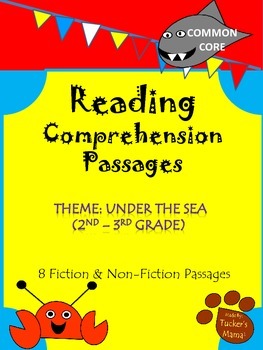 Preview of Reading Comprehension Passages (Non-Fiction and Fiction Passages Included)