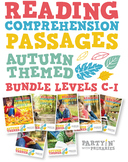 Reading Comprehension Passages Autumn Themed Bundle Guided