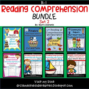 Preview of Reading Comprehension Passages BUNDLE | Wh Questions