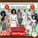 Reading Comprehension Passages Bundle | Black History Month