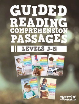 Preview of Reading Comprehension Passages: Guided Reading Levels J-N - PDF & Google Slides