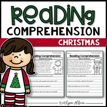 Preview of Reading Comprehension Passages - Christmas/Winter
