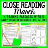 Reading Comprehension Passages - Close Reading - March