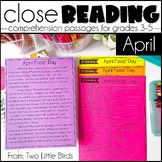 Reading Comprehension Passages - Close Reading Passages & 