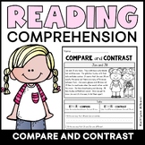 Reading Comprehension Passages - Compare and Contrast