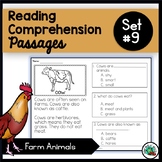 Reading Comprehension Passages - Farm Animal Set
