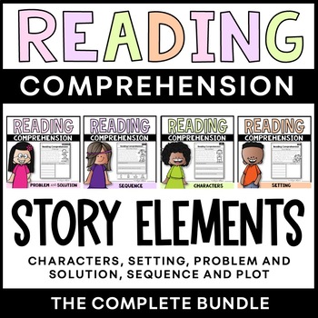 Reading Comprehension Passages - Story Elements by Kaitlynn Albani