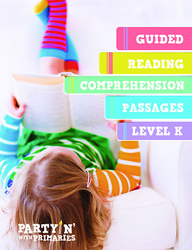 Preview of Reading Comprehension Passages: Guided Reading Level K - PDF & Google Slides