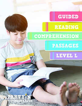 Preview of Reading Comprehension Passages: Guided Reading Level L - PDF & Google Slides