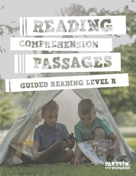 Preview of Reading Comprehension Passages: Guided Reading Level R - Distance Learning