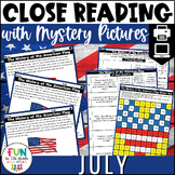 Reading Comprehension Passages - July - Digital & Print Cl