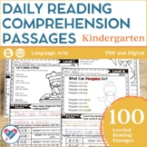 Reading Comprehension Passages KINDERGARTEN
