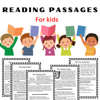 Preview of Reading Comprehension Passages: Kids Readings