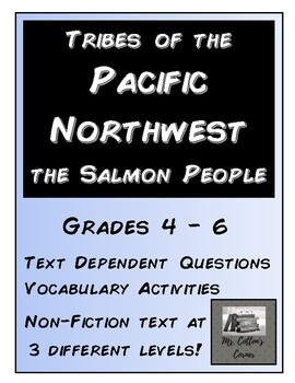 Preview of Reading Comprehension Passages - Leveled text - Native Americans