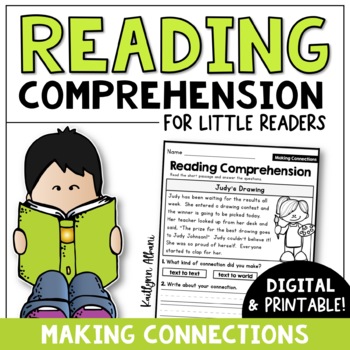 Preview of Reading Comprehension Passages - Making Connections | Digital Distance Learning