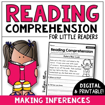 Preview of Reading Comprehension Passages - Making Inferences | Digital Distance Learning