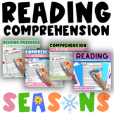 Reading Comprehension Passages & Questions 3rd & 4th Grade