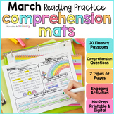 March Reading Passages, Comprehension Questions & Activiti