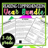 Reading Comprehension Passages & Questions, IEP Goal Progr