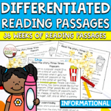 Reading Comprehension Passages & Questions INFORMATIONAL D