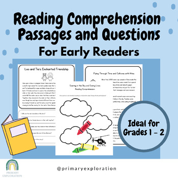 Preview of Reading Comprehension Passages & Questions for Primary: Fiction and Non-Fiction