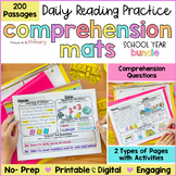 Reading Comprehension Passages & Questions with Spring & E