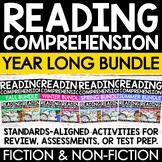 Reading Comprehension Passages and Questions Year Long Bun