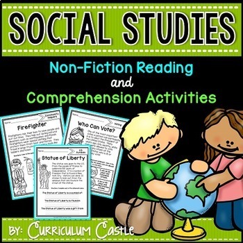 Preview of Reading Comprehension Passages: SOCIAL STUDIES Edition