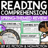 Reading Comprehension Passages Spring Reading Skills Review Grades 4-5