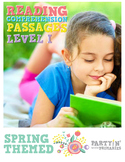 Reading Comprehension Passages Spring Themed: Guided Readi