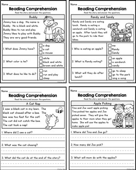 reading comprehension passages summer review by kaitlynn albani