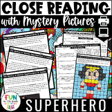 Reading Comprehension Passages - Superheroes - Digital & P