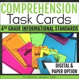 Reading Comprehension Passages Task Cards - 4th Grade Nonf