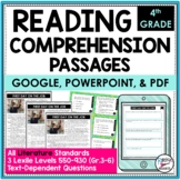 4th Grade Reading Comprehension Passages and Questions - L
