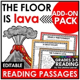 Reading Comprehension Passages | The Floor is Lava Fiction