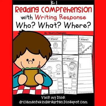 Preview of Reading Comprehension Passages | Wh Questions | Cut and Paste | Writing Response